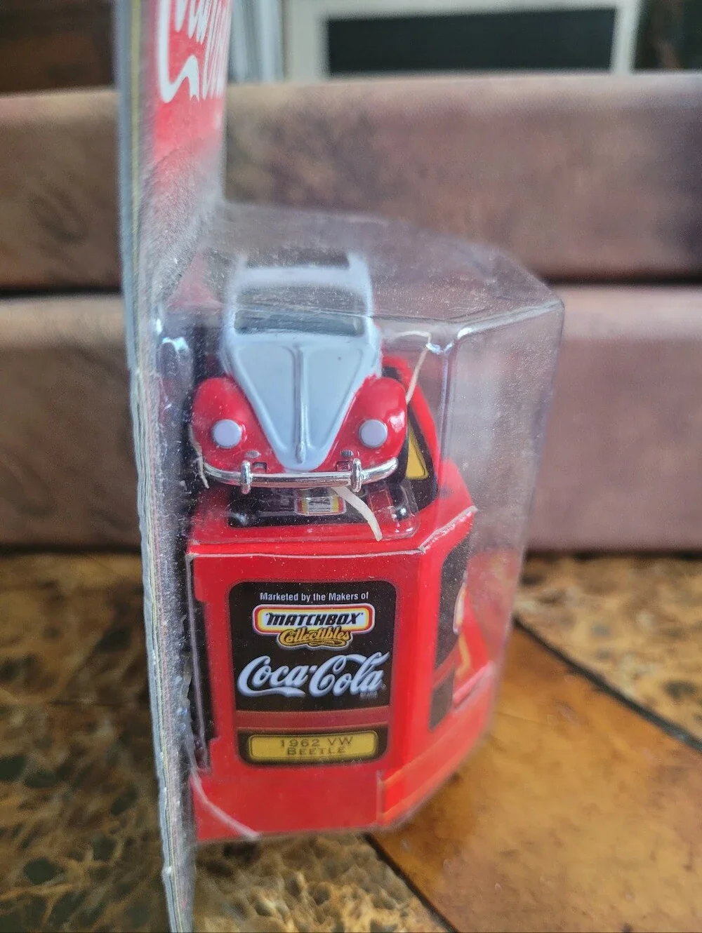 Matchbox Collectibles Coca-Cola 1962 VW Beetle Toy Car - White & Red
